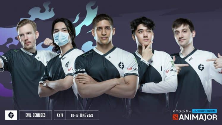 evil geniuses dota 2 animajor roster 2021