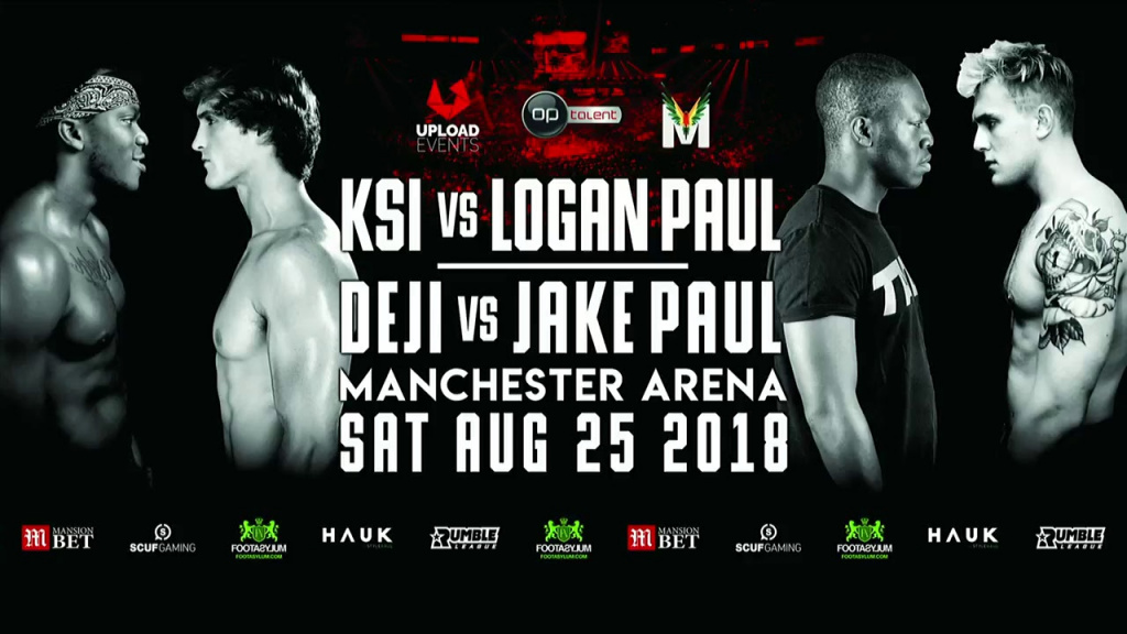 Logan Paul vs KSI poster Jake Paul