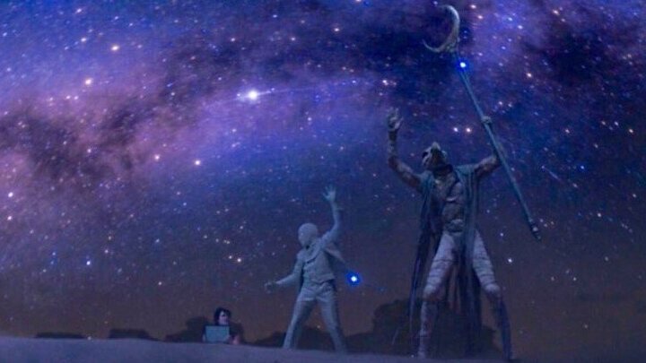 moon knight episode breakdown the friendly type khonshu mr knight steven grant night sky turning back time bad cgi