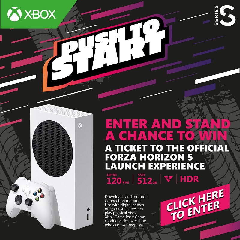 Push to start xbox competition south africa forza horizon