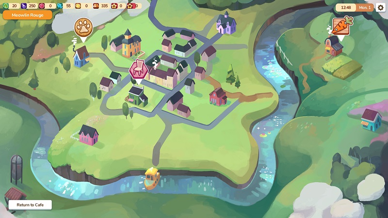 Cat Cafe Manager release date platforms pc system requirements specs gameplay features file size nintendo switch