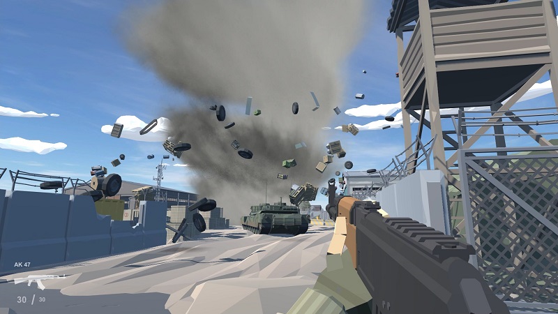 Clownfield 2042 battlefield parody game features destruction