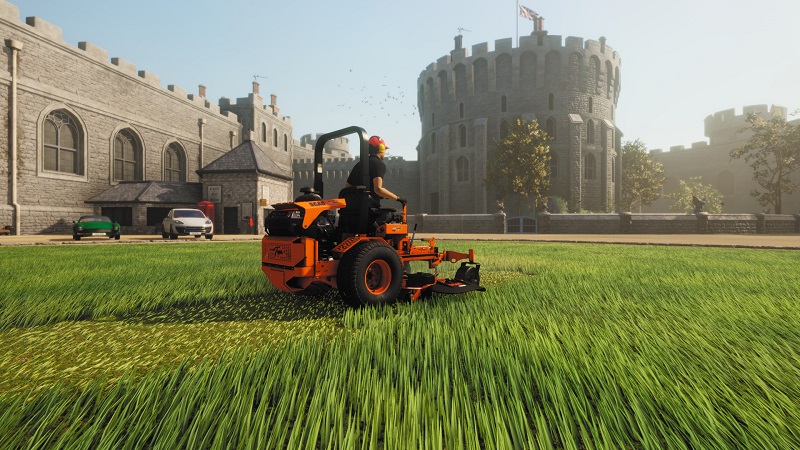 Lawn Mowing Simulator release date pc system requirements gameplay features specs platforms