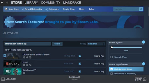 all free games how to get app epic games store steam gog.com ichi.io microsoft store valorant league of legends PC games