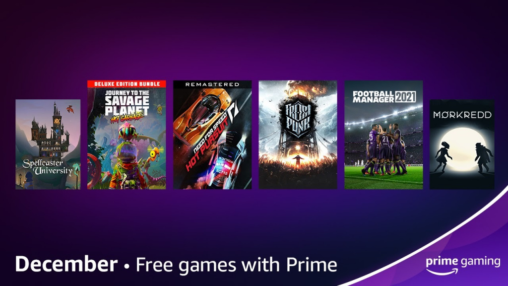Prime Gaming free games december 2021