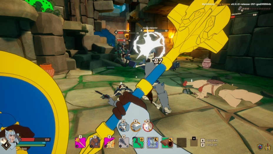 MythForce PC system requirements file size specs minimum recommended SSD storage download epic games store