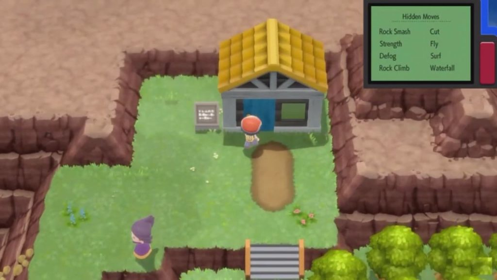 Grandma Wilma’s house in Pokémon Brilliant Diamond and Shining Pearl. (Picture: Game Freak)