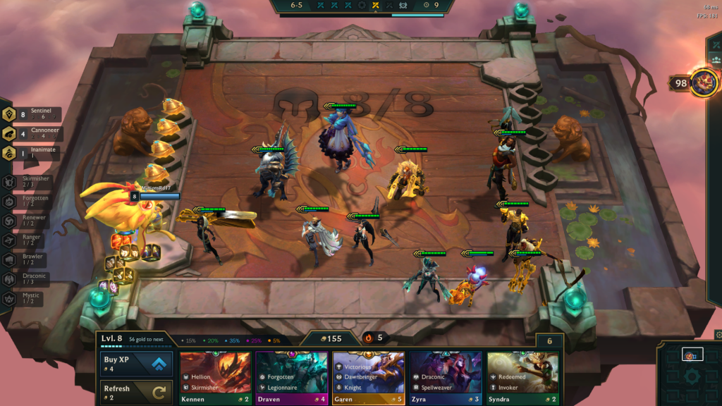 Teamfight Tactics Dawn of Heroes gameplay