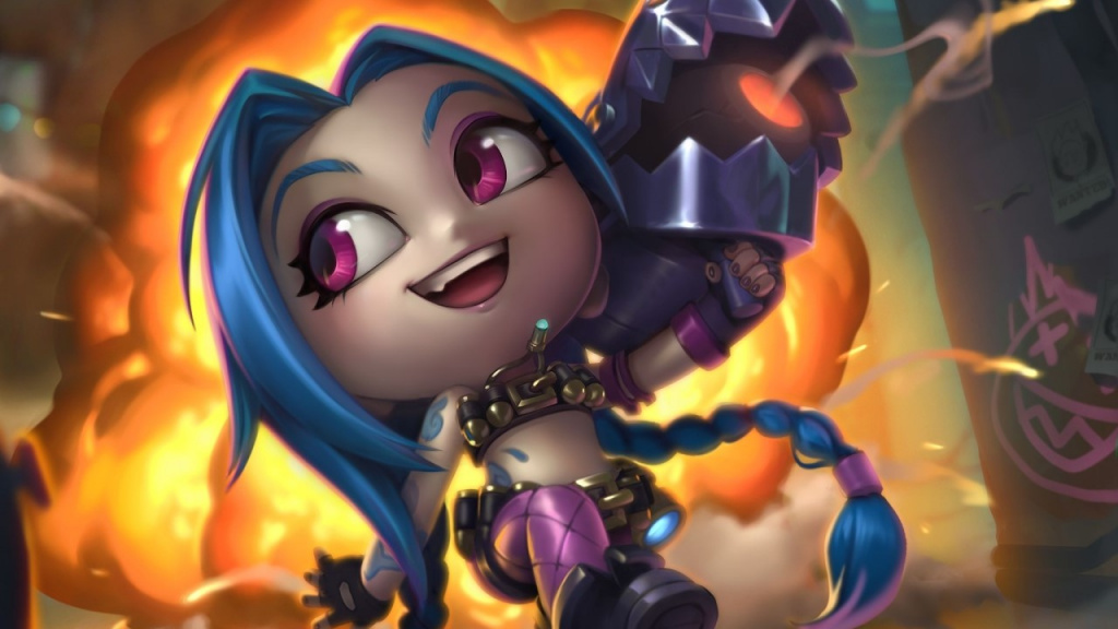 Teamfight Tactics Gizmos and Gadgets Chibi Jinx