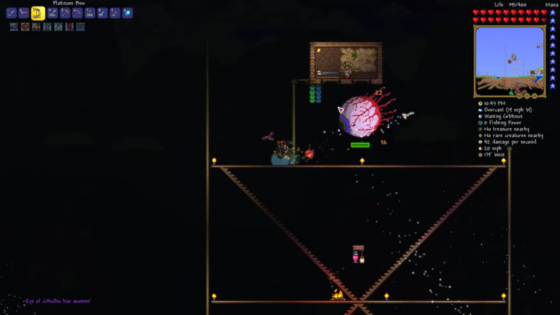 Eye Of Cthulhu Boss in Terraria.