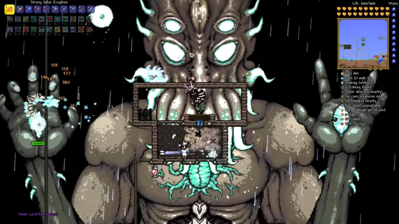 Moon Lord Boss in Terraria.