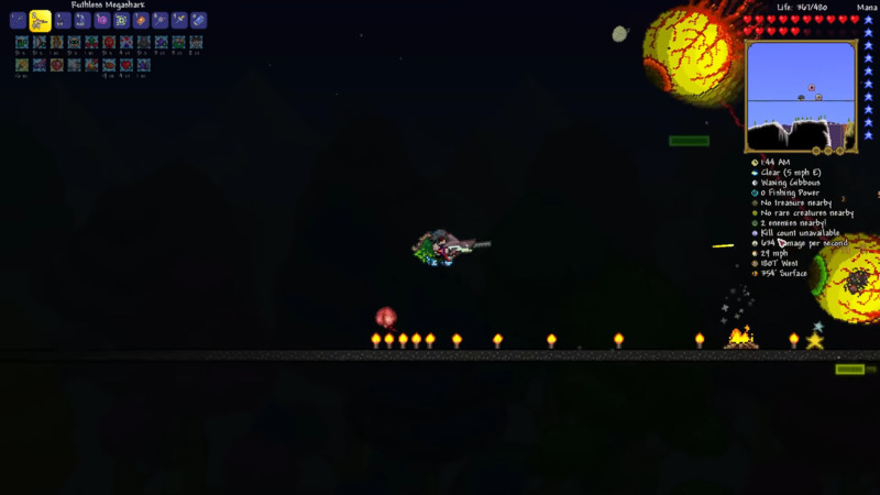 The Twins Boss in Terraria.