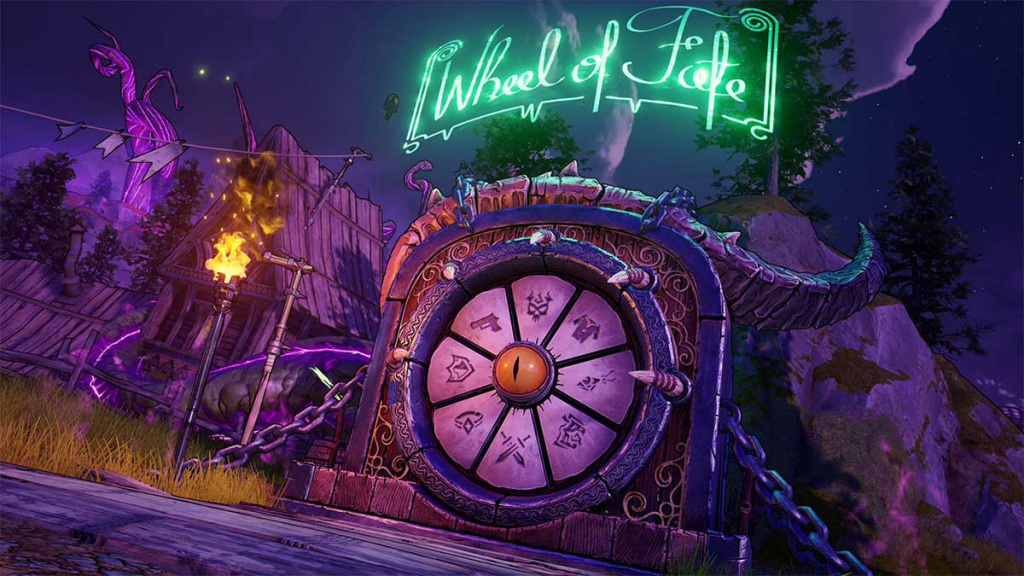 Tiny Tina's Wonderlands Chaos Chambers wheel