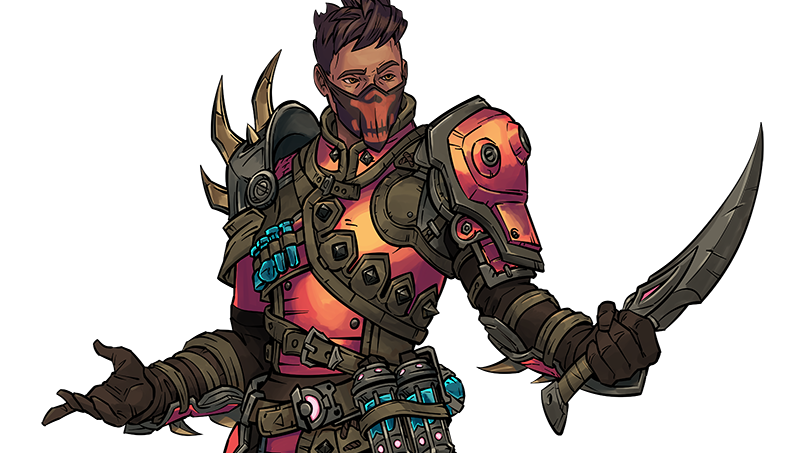 Stabbomancer class in Tiny Tina's Wonderland.