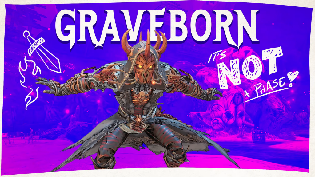 Graveborns lose health to deal damage to the enemies in Tiny Tina's Wonderlands.