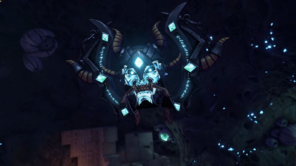 Meet the cute little Demi-Lich floating with the Graveborn in Tiny Tina's Wonderlands.